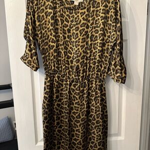 EUC - Michael Kors Leopard Print Dress